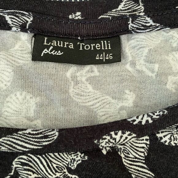 Laura Torelli Zebra T-shirt Plus Size Germany - Picture 4 of 7